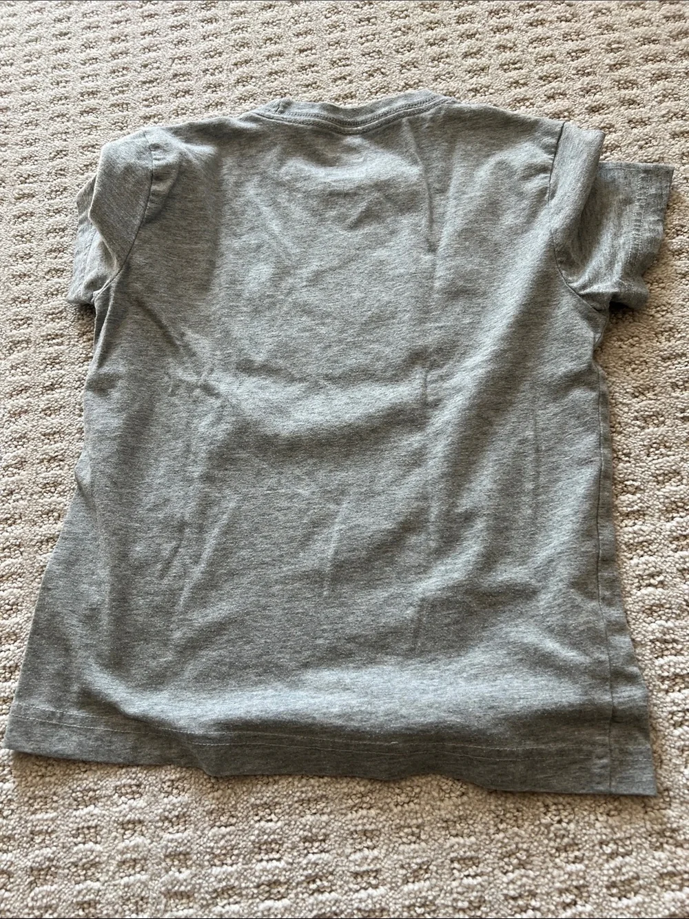Nike Gray Short-Sleeve Tee with White Logo